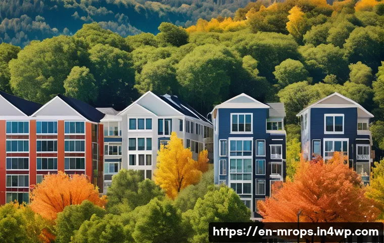 부동산 시장 사이클의 서브사이클 이해하기 - A dynamic cityscape illustrating real estate market fluctuations over time: show a vibrant urban nei...